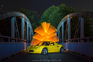 Lichtkunst Lightpainting Nikon Lotus Elise
