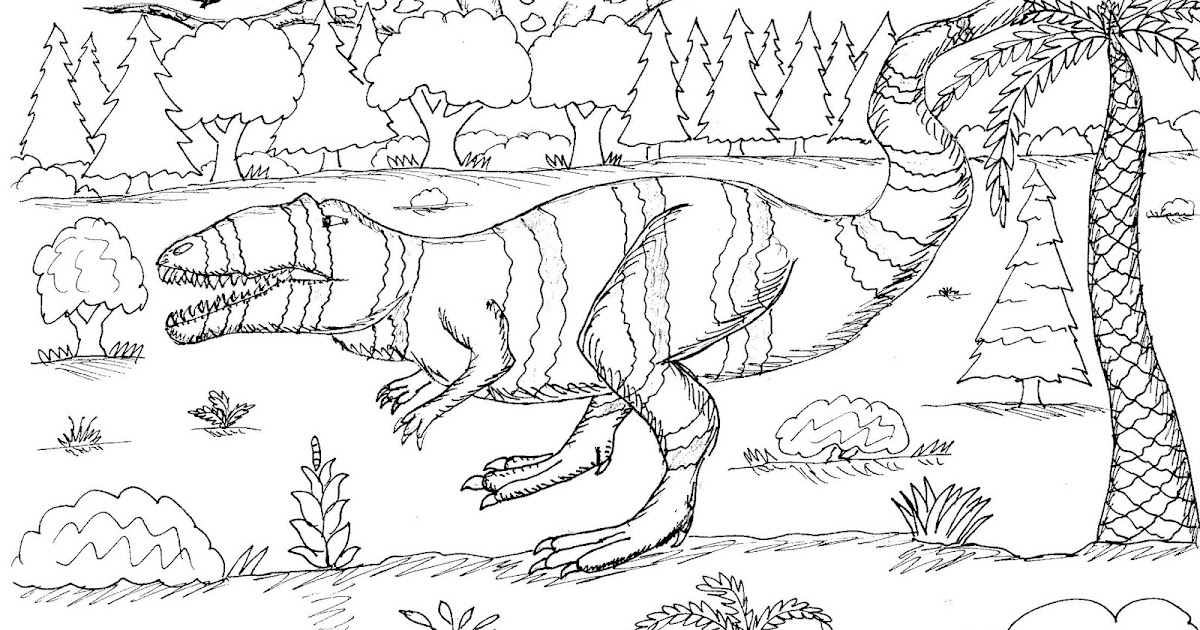 Robin's Great Coloring Pages: Giganotosaurus coloring pages