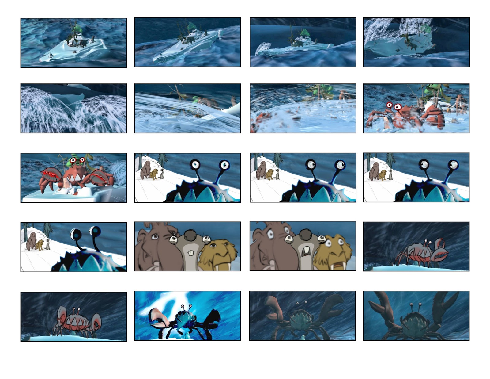Storyboards © Ice Age.