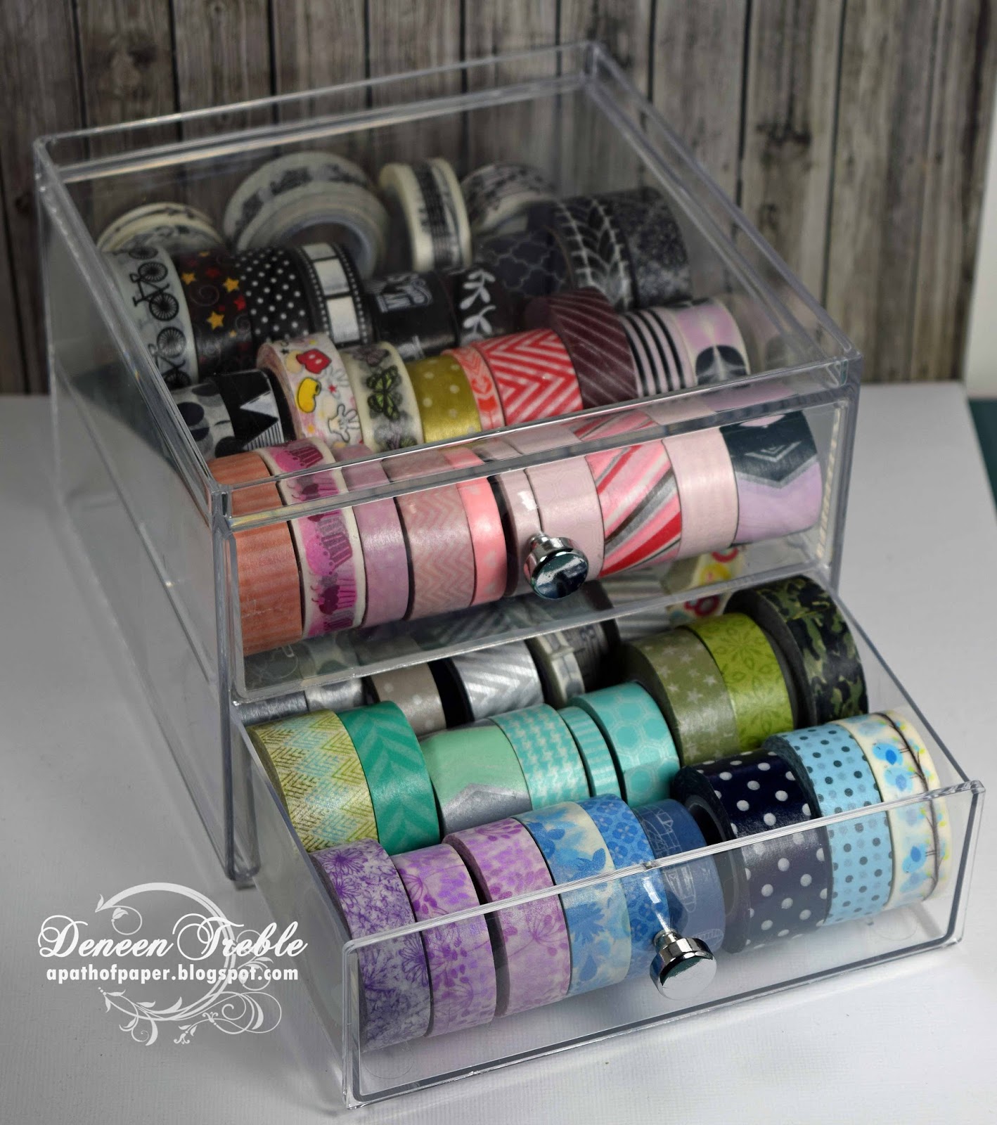 A Path of Paper Washi Tape Organizer