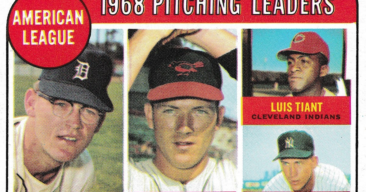 1969 Topps Baseball AL Pitching Leaders (7, 9, 11)