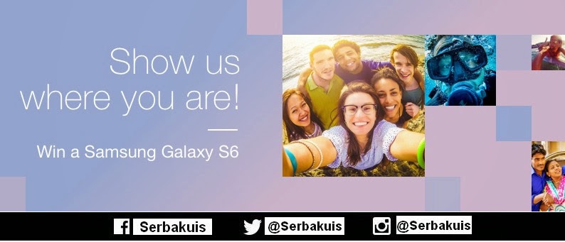 Show us where you are and Win SAMSUNG Galaxy S6