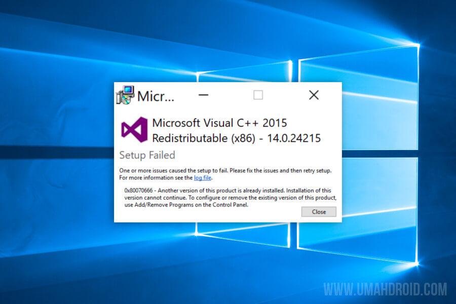 Solusi Gagal Install Microsoft Visual C Redistributable 15 Umahdroid