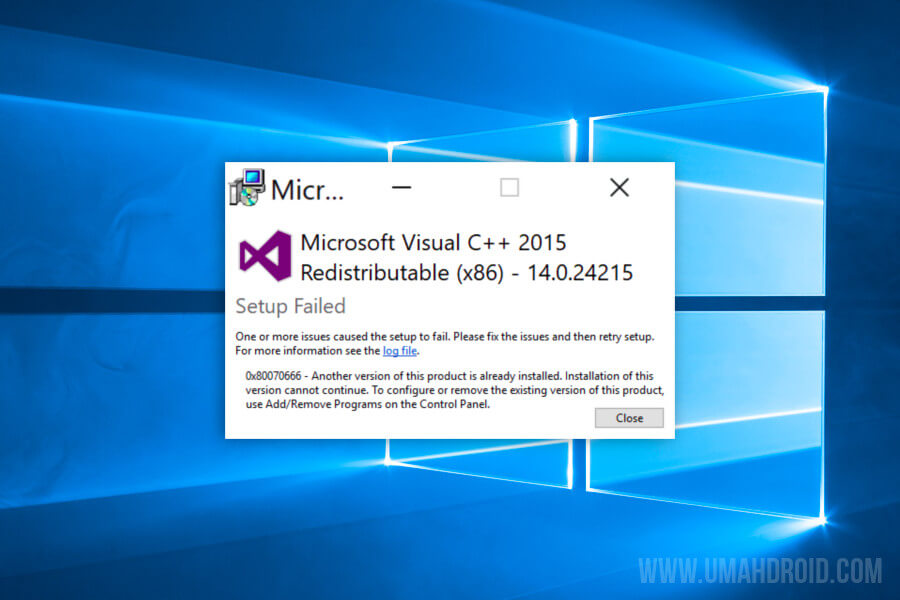 visual studio redistributable 2015