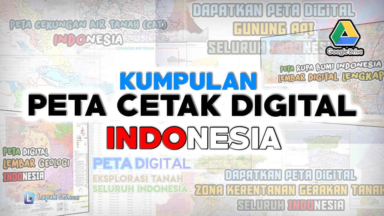 Peta Cetak Digital Indonesia