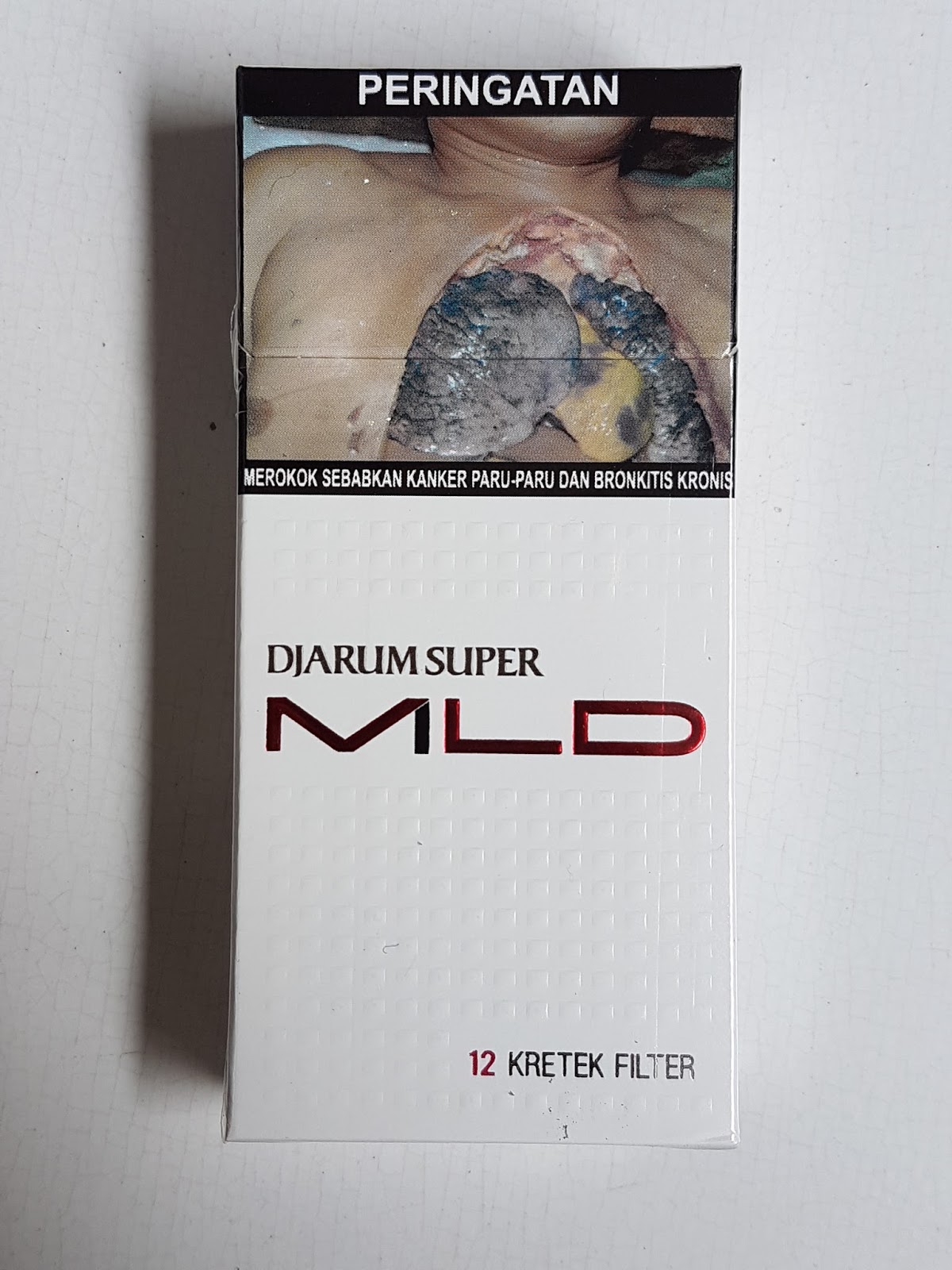 DJARUM Super MLD 12's 10 Packs 120 Cigarettes The Fine Taste of