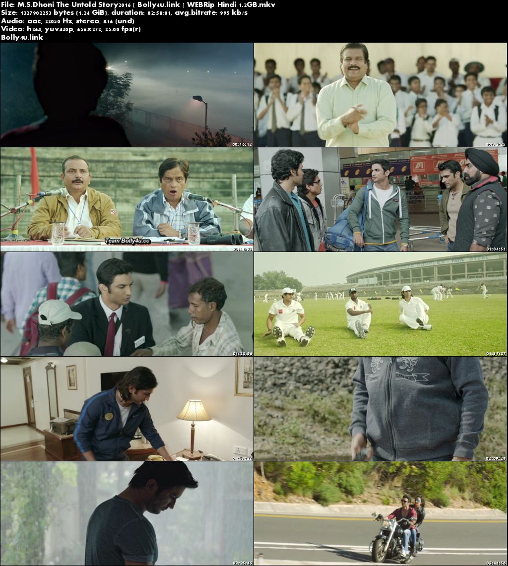 M S Dhoni The Untold Story2016 WEBRip Full Hindi Movie Download M S Dhoni The Untold Story2016 WEBRip Full Hindi Movie Download