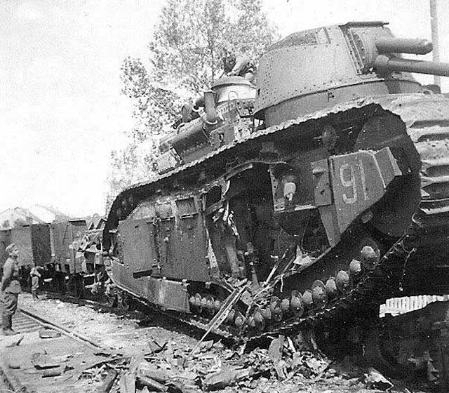 World War II in Pictures: French Char 2C, Biggest Tank Ever