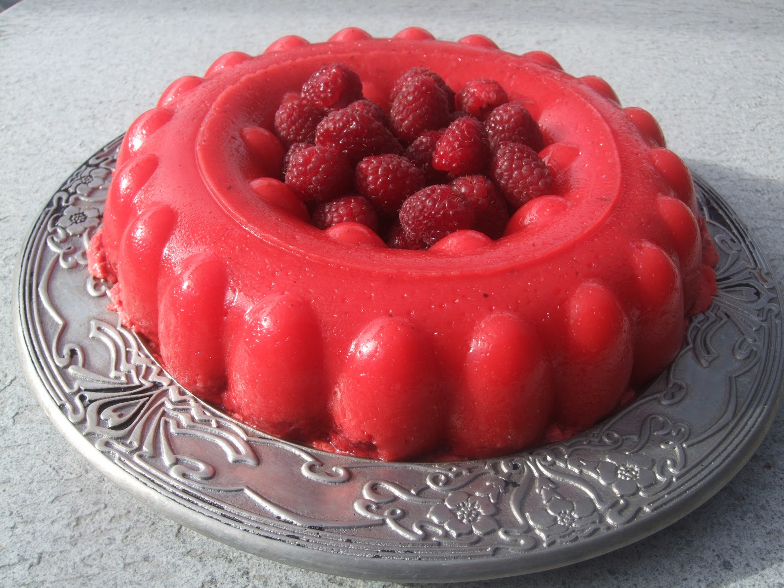 Red Raspberry Gelatin Salad