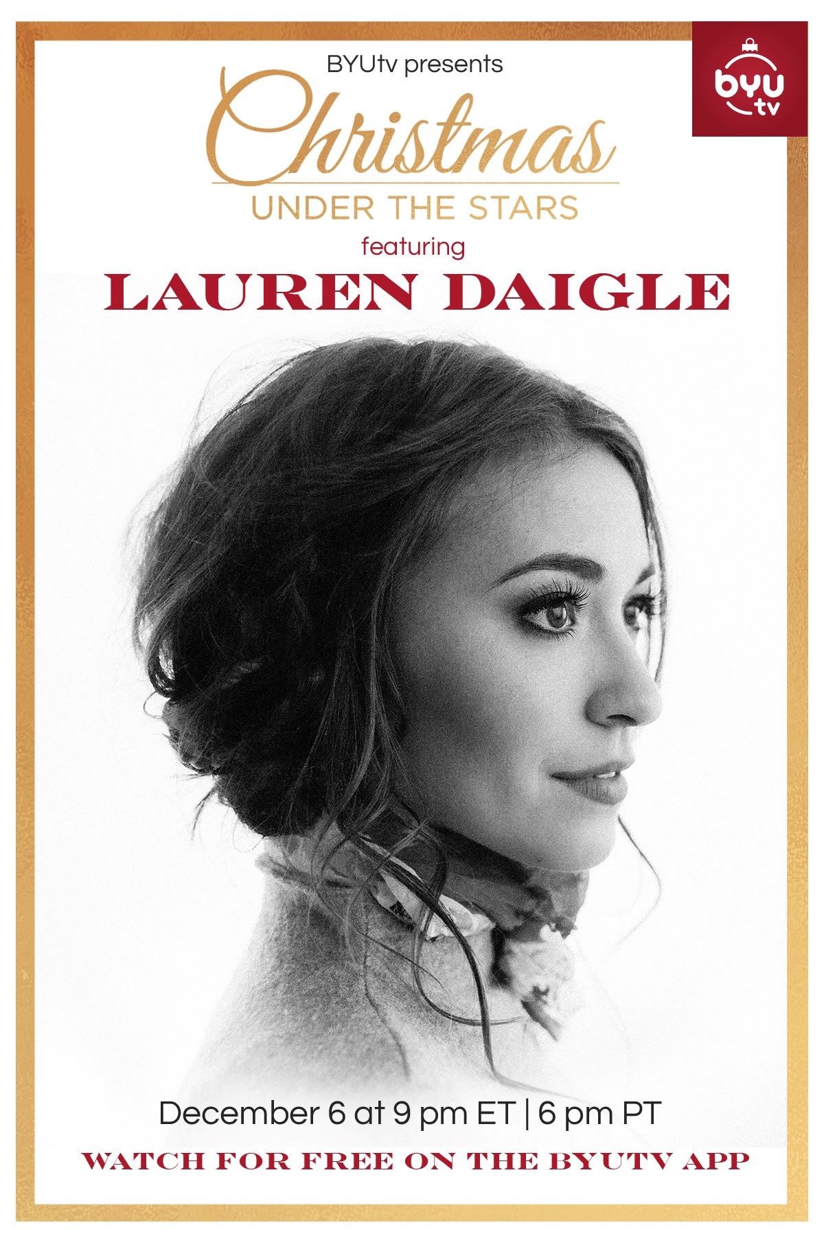 Christmas Under the Stars A New Christmas special from Lauren Daigle