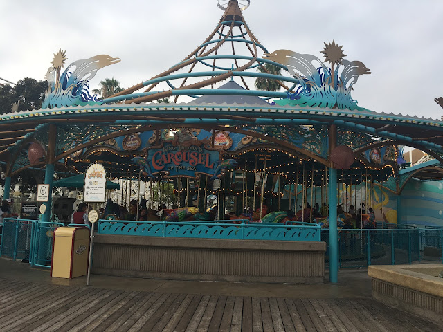 King Triton's Carousel of the Sea Ride Disney California Adventure
