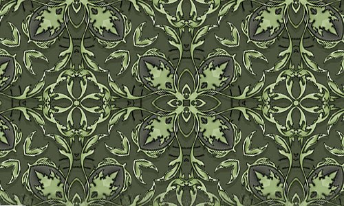 Brooks green pattern