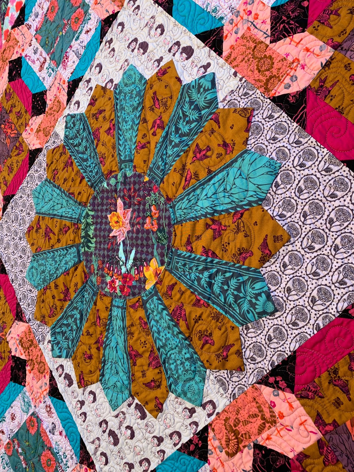 Wendy's Quilts and More Portraits Quilts (and the Peacock Party)