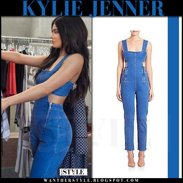 kendall and kylie denim jumpsuit