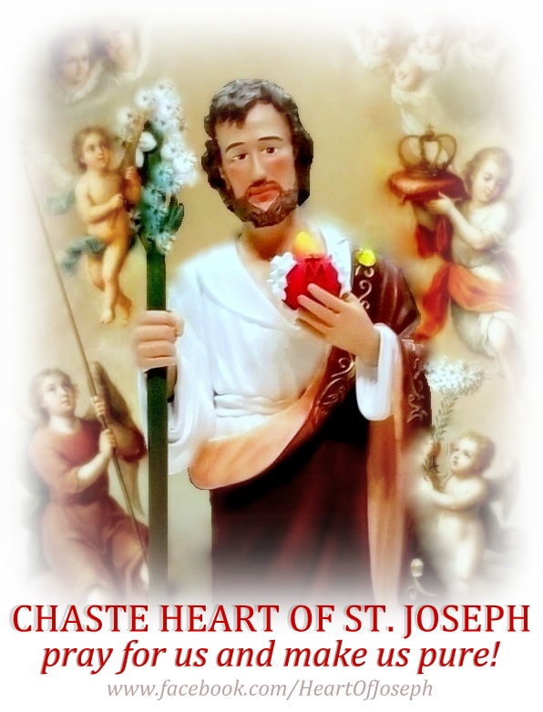 AD TE BEATE IOSEPH ☩ TO THEE O BLESSED JOSEPH ☩ HEART OF ST. JOSEPH
