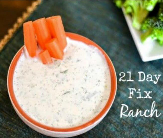 Brittany Jamrog : 21 Day Fix Ranch Dressing Dip