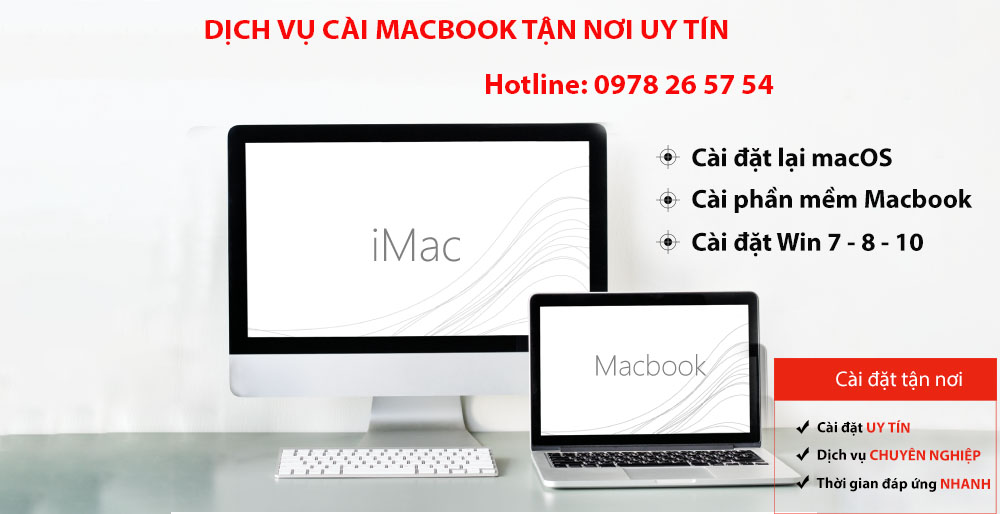 Dịch vụ cài MACBOOK tại nhà Uy Tín HCM