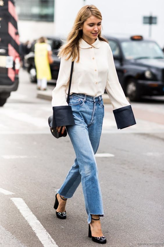 HOW TO WEAR STRAIGHT CUT JEANS | Blog and The City | Bloglovin’
