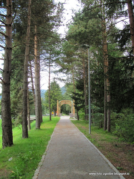 Kranjska Gora, Trasa železniške proge Slovenija, Gorenjska