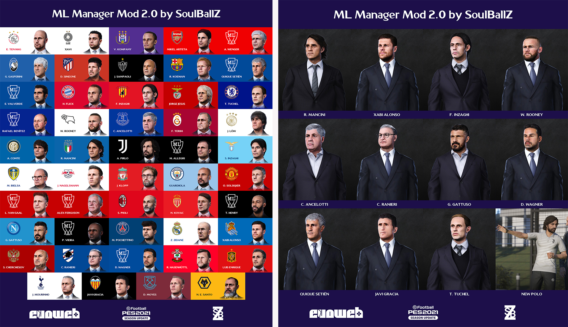 PES 2021 ML Manager Mod 2.0 by SoulBallZ