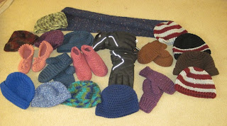 crocheted donations for homeless