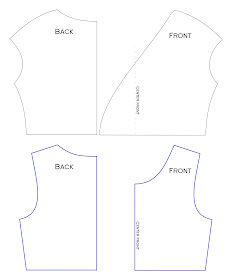 the Jocole blog: Crossover Tunic -- sleeve modification