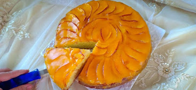 كيكة التفاح و البرتقال