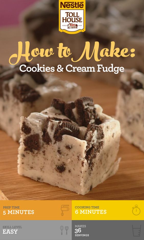 COOKIES & CREAM FUDGE The Best Recipes
