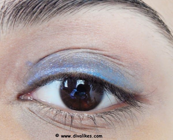 Stark Navy Blue Eye Makeup Tutorial | Diva Likes