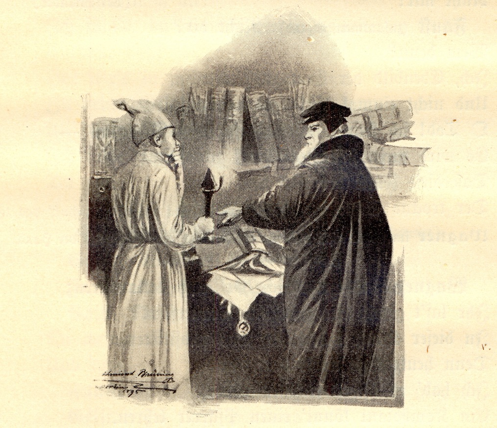 Fausts Famulus Wagner (1) Kontrastfigur zu Faust Szene Nacht