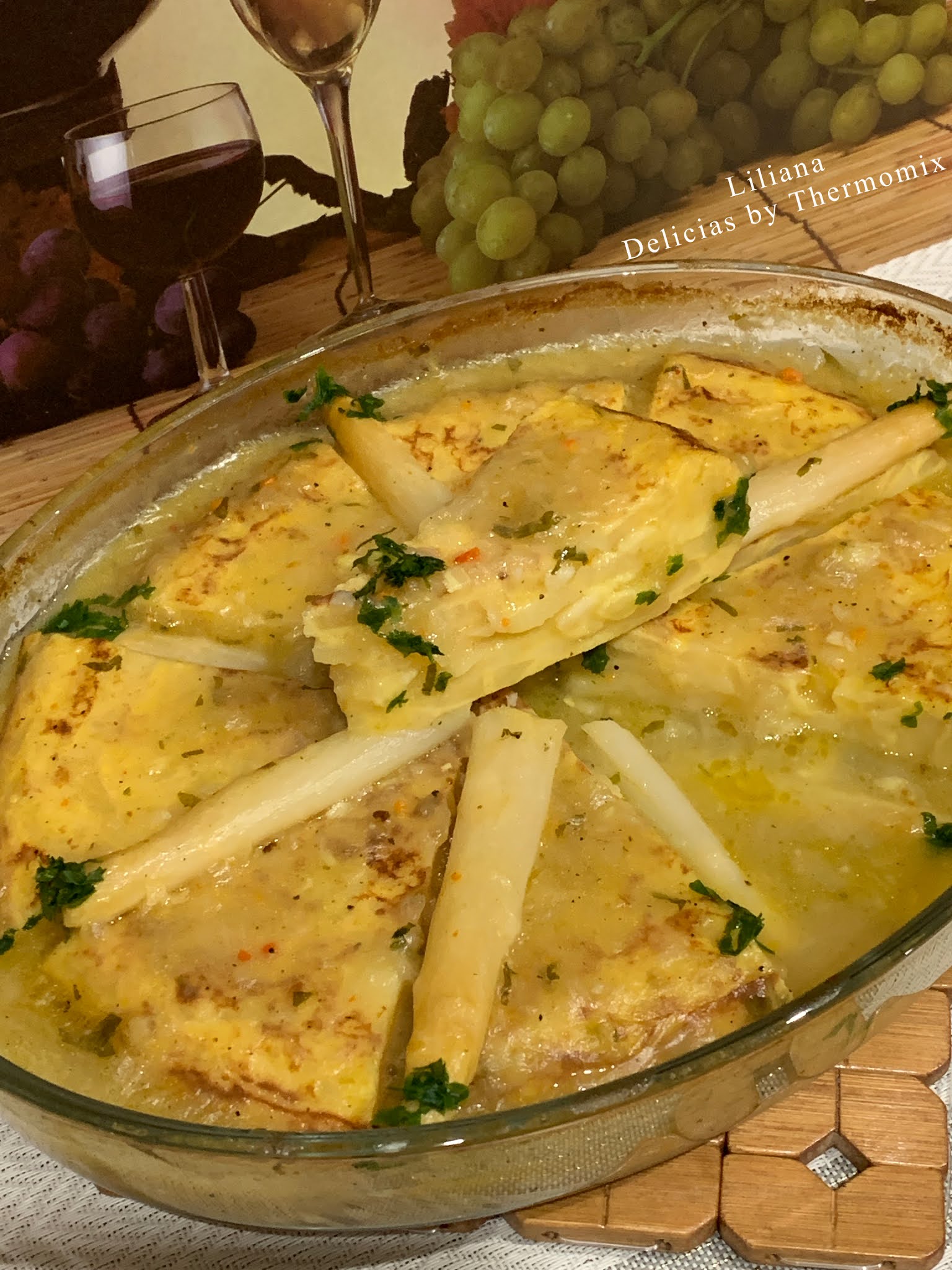 Delicias by Thermomix Tortilla de patatas en salsa