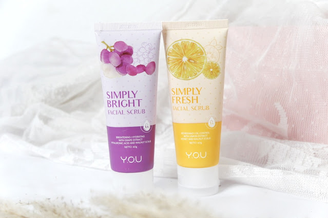 Y.O.U Simply Fresh & Bright Facial Scrub REVIEW, Face scrub, face scrub lokal, skin care, You Cosmetics, Y.O.U Skincare