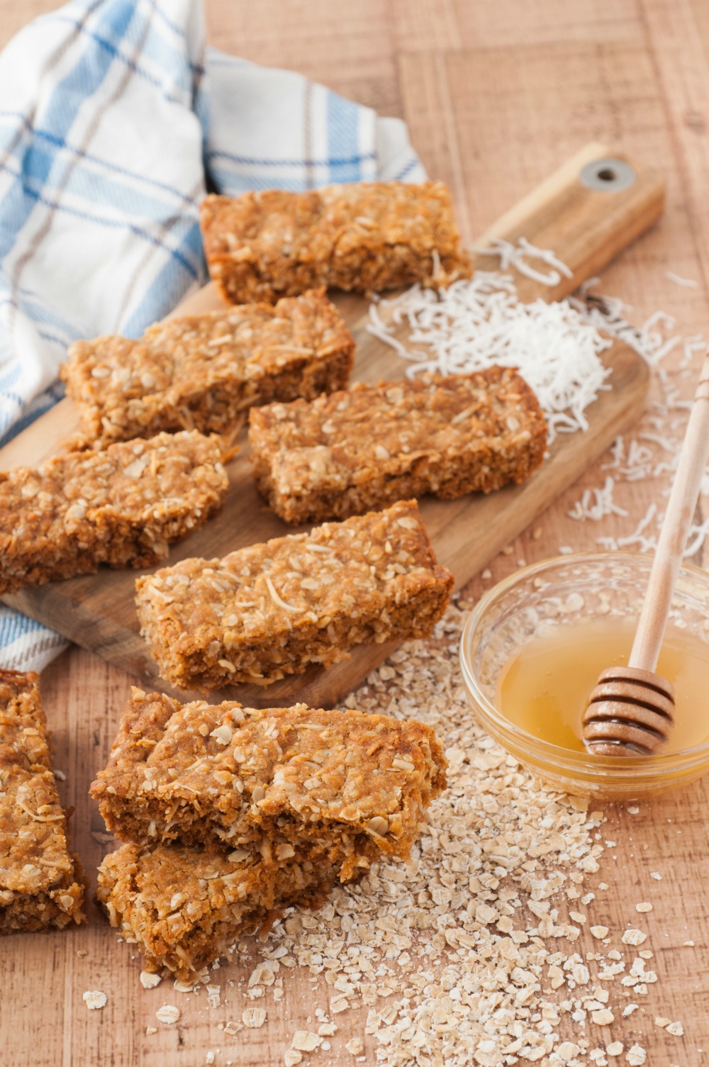 Honey Coconut Oat Homemade Granola Bars Honey Coconut Oat Homemade Granola Bars