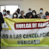 COLEGIO MÉDICO OCUPA ÁREA SECRETARÍA MINISTERIO DE SALUD POR MASIVAS CANCELACIONES, PROTESTANTES DECLARADOS EN HUELGA DE HAMBRE