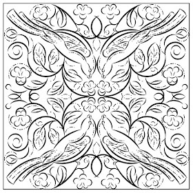 Nicole's Free Coloring Pages: SYMMETRY * COLORING PAGES