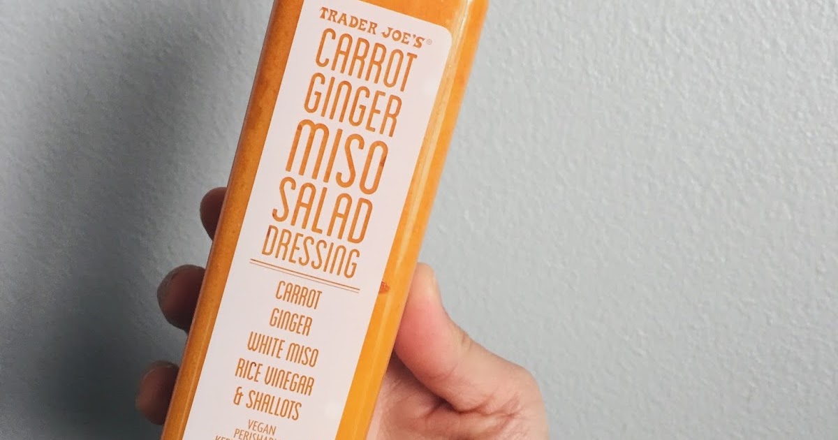 Trader Joe's Carrot Ginger Miso Salad Dressing