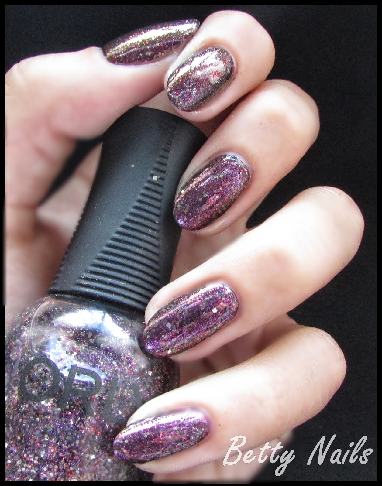 Betty Nails Orly Digital Glitter & Orly Polishield [Review]