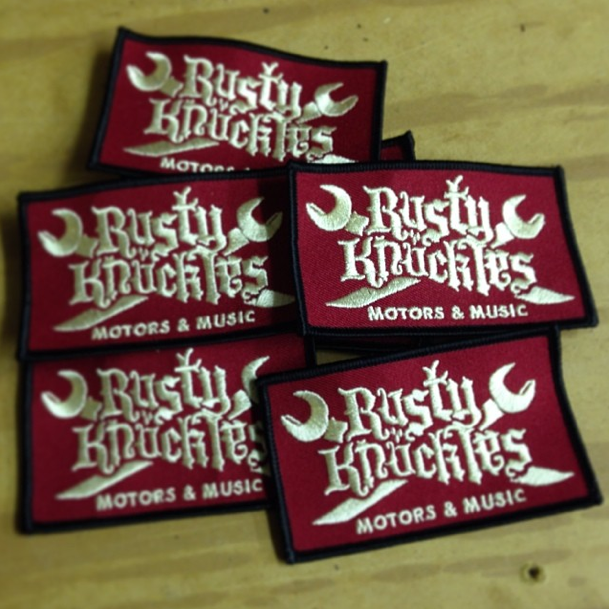 Rusty Knuckles Wrench Knife Logo Merch Rusty Knuckles Motors and Music for True Grit
