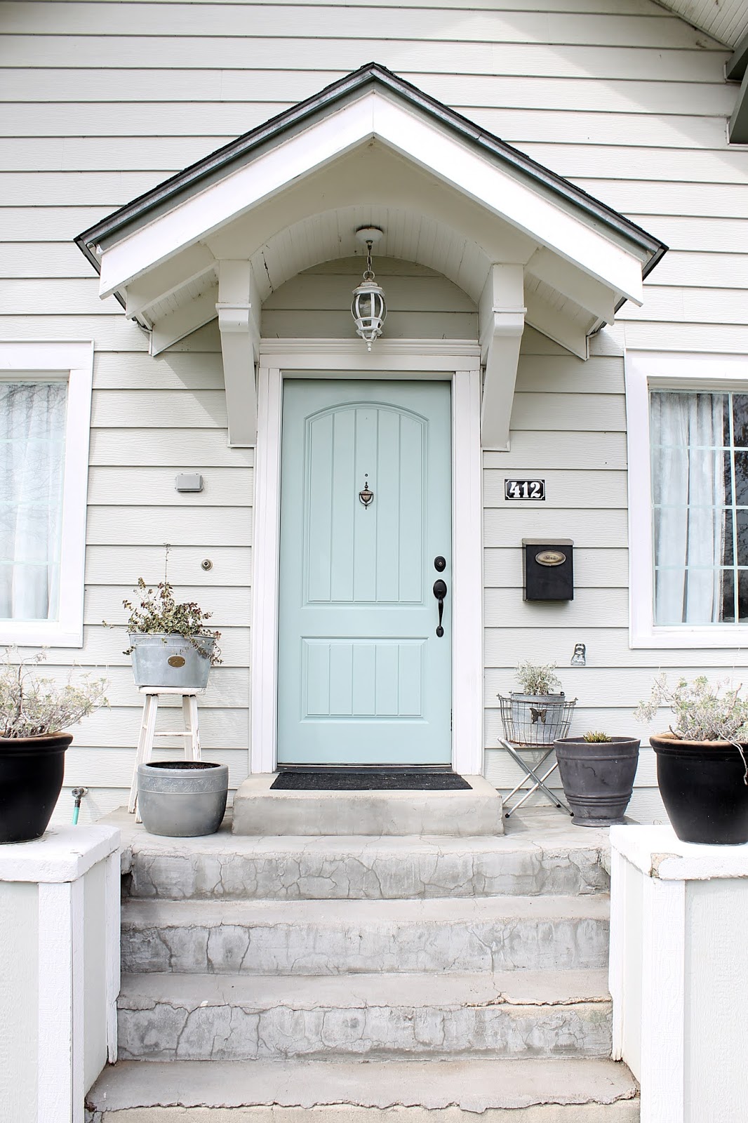 New Door Color - Wythe Blue - The Wicker House