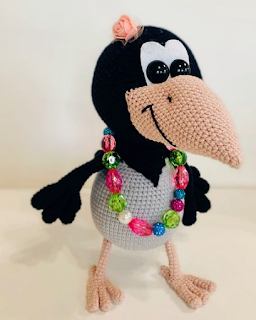 PATRON GRATIS CUERVO AMIGURUMI 43783