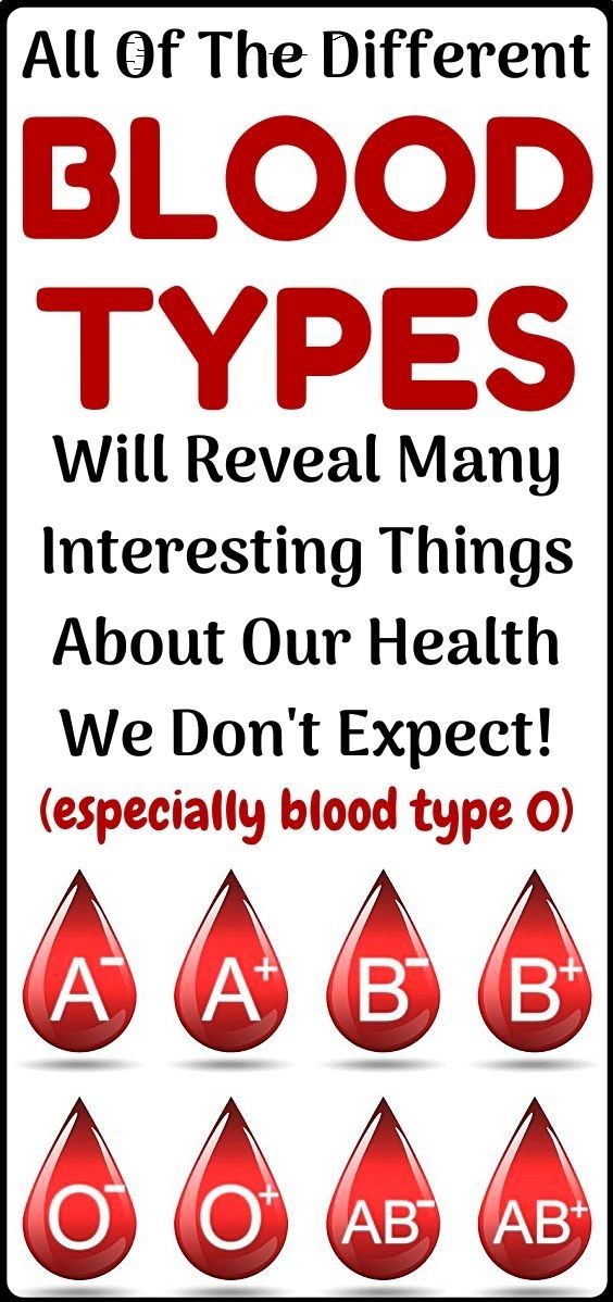 This Is What Your Blood Type Says About Your Health - medicine health life