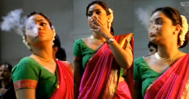 Kapil Sharma's TV wife Sumona Chakravarti caught on camera smoking â€“ video  goes viral