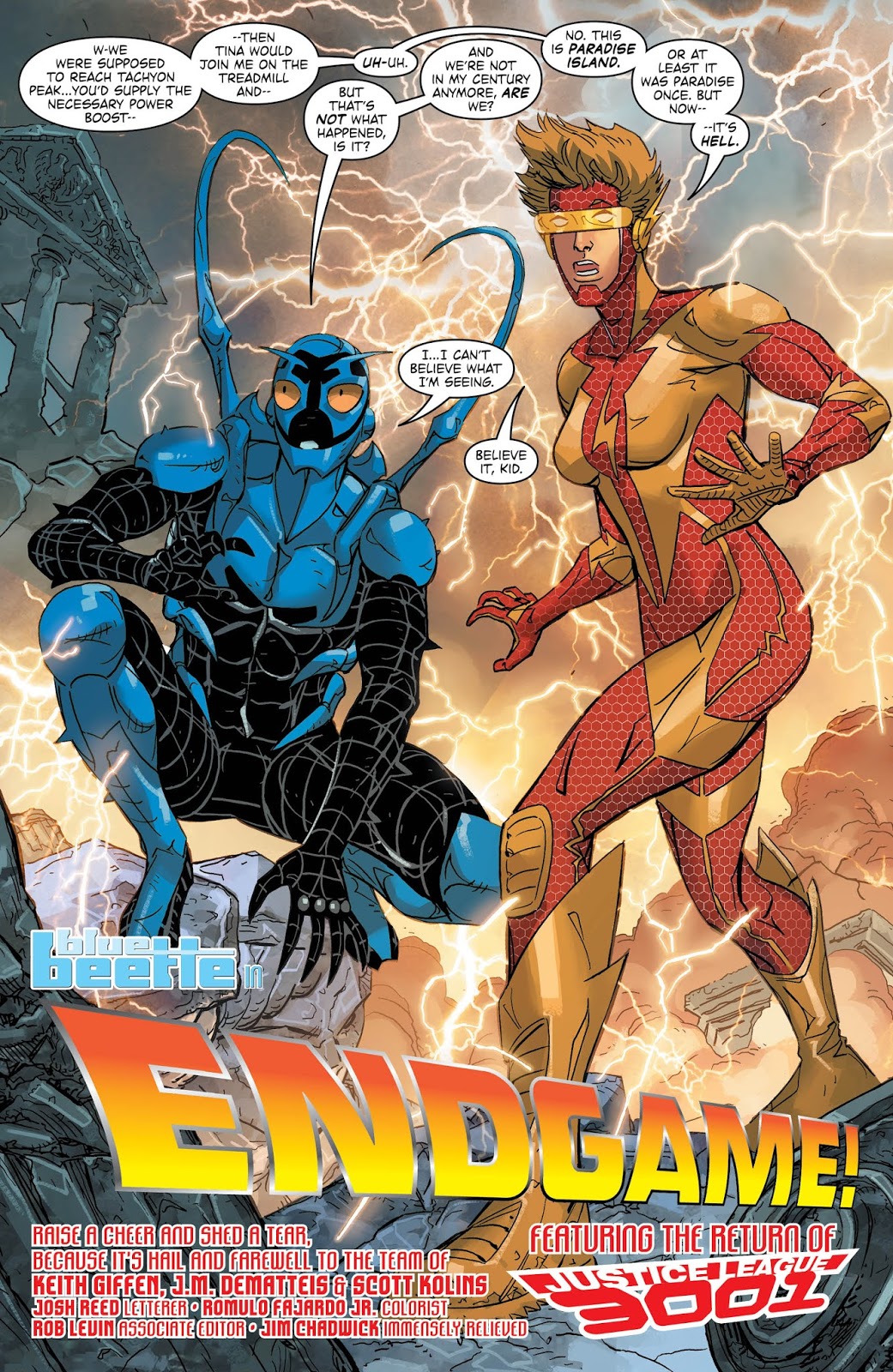 Weird Science DC Comics PREVIEW Blue Beetle 13