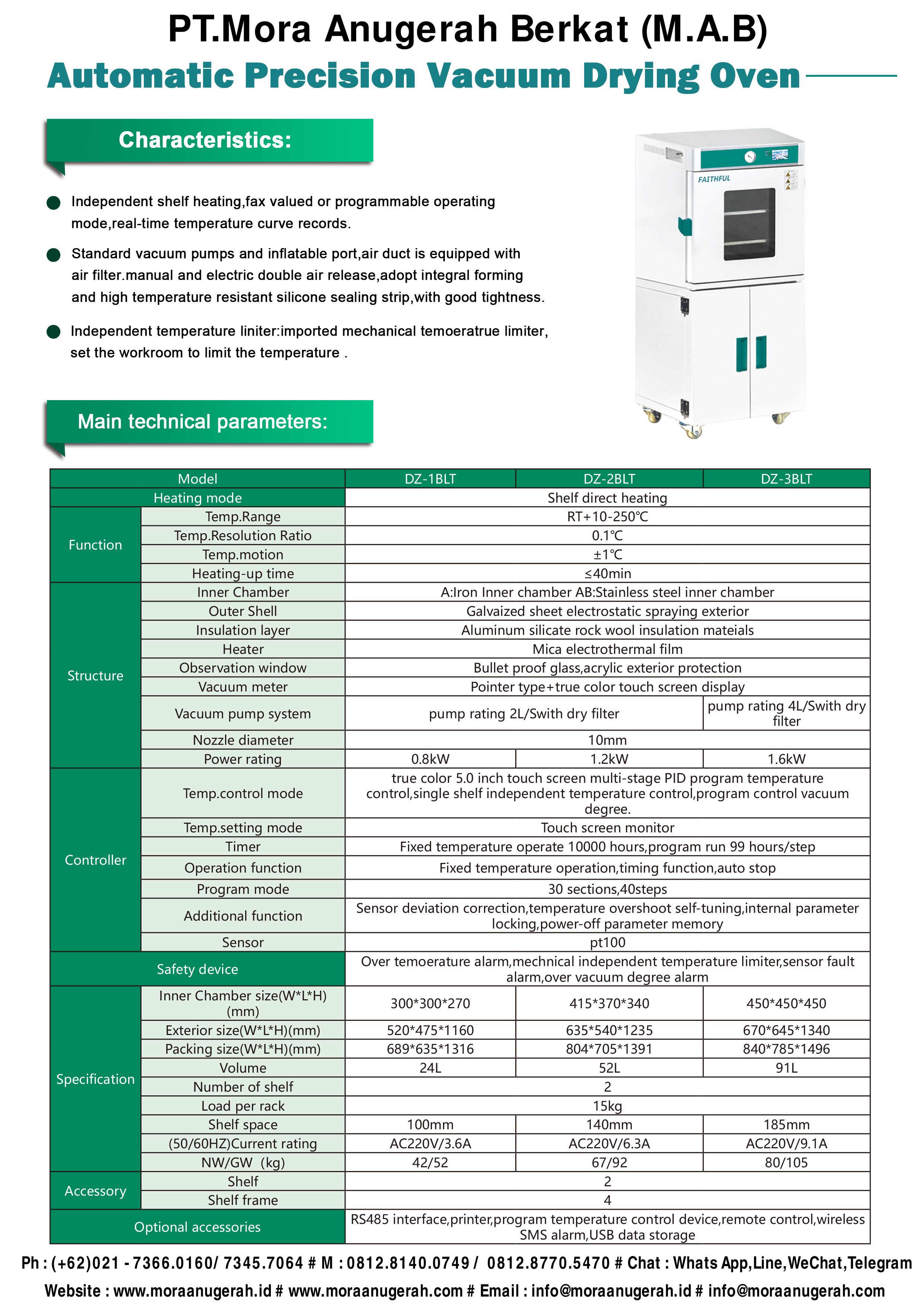 Automatic Precision Vacuum Drying Oven 