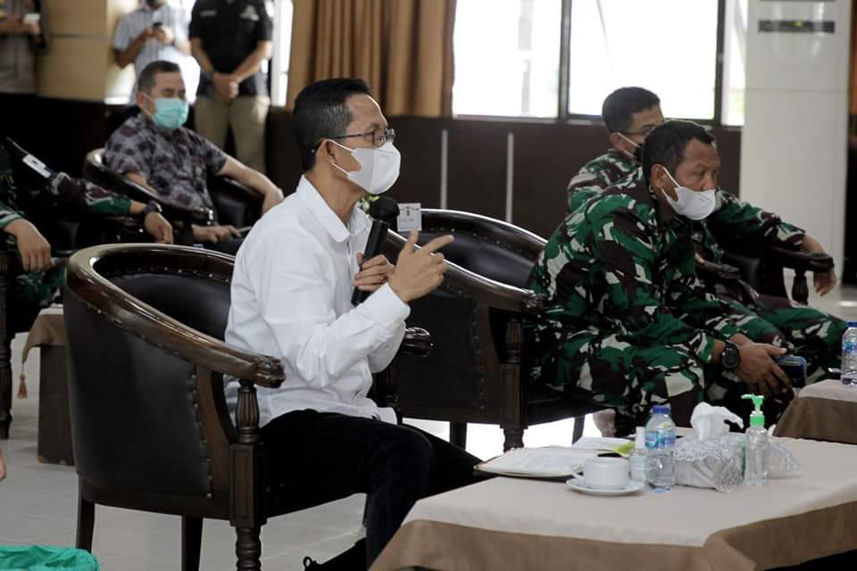 Amsakar Sampaikan Empat Point Penting Dalam Penanganan Covid-19 Saat Rapat Dengan Pemprov Kepri