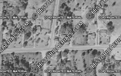 Historic Aerials - 1955 Columbus #2 future site at the Northeast corner of the intersection