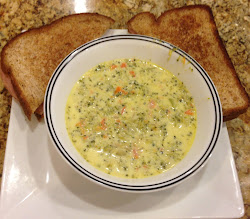 broccoli soup cheese pressure cooker recipe hawaii sandwich taste grilled served