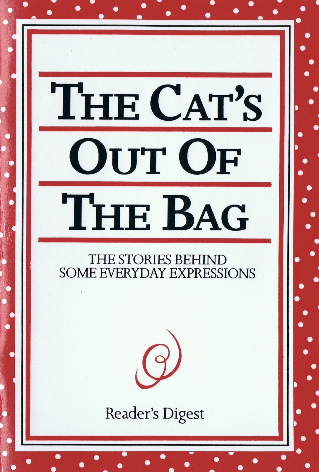 Little Library of Rescued Books The Cat's Out of the Bag by John Kahn