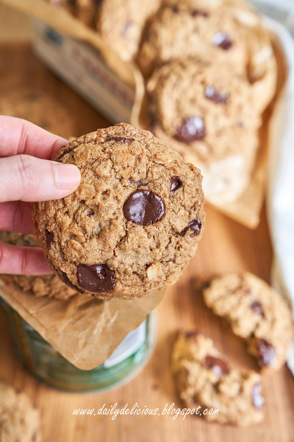 Dailydelicious Chocolate Oat Cookies dailydelicious-chocolate-oat-cookies