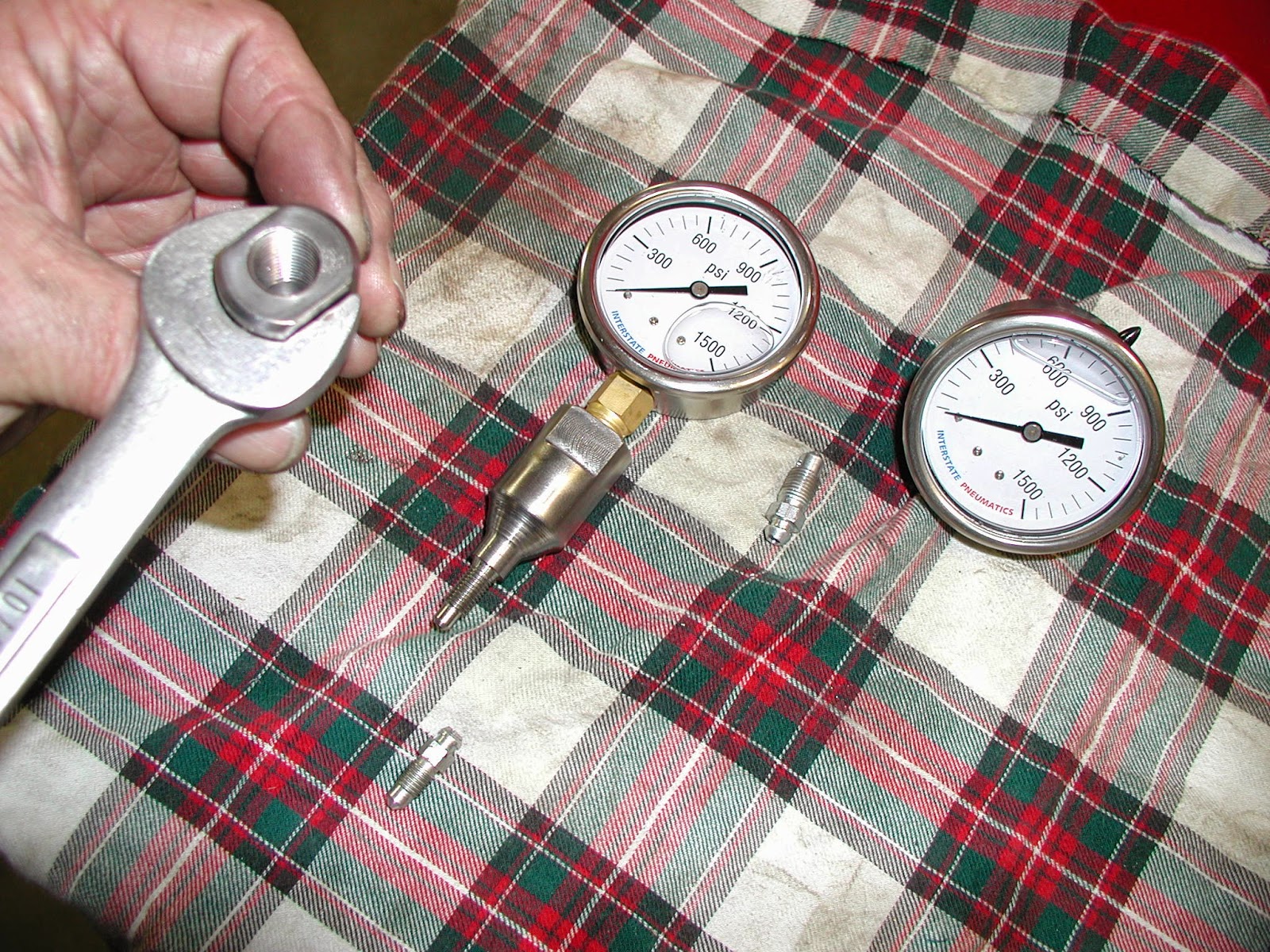 Wally&Sue Brake pressure testing adapters